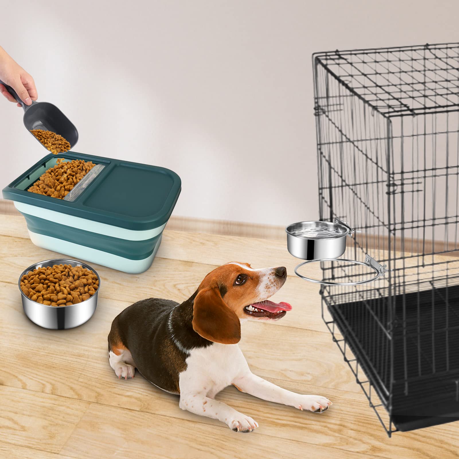 ShineMe two bowls and clamps pack enables versatile crate configuration.