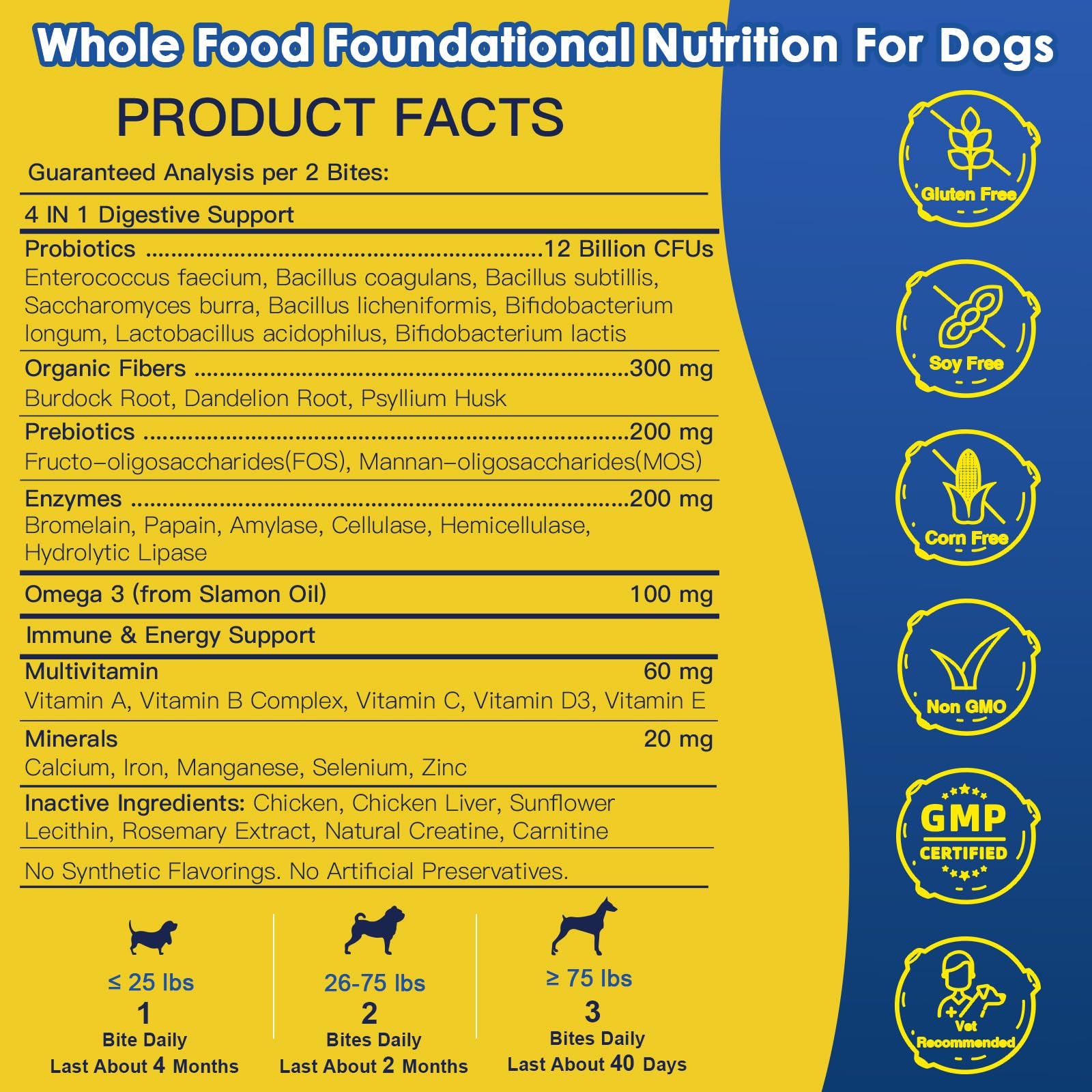 SHINEPAWS dog probiotic bites being dispensed for daily routine