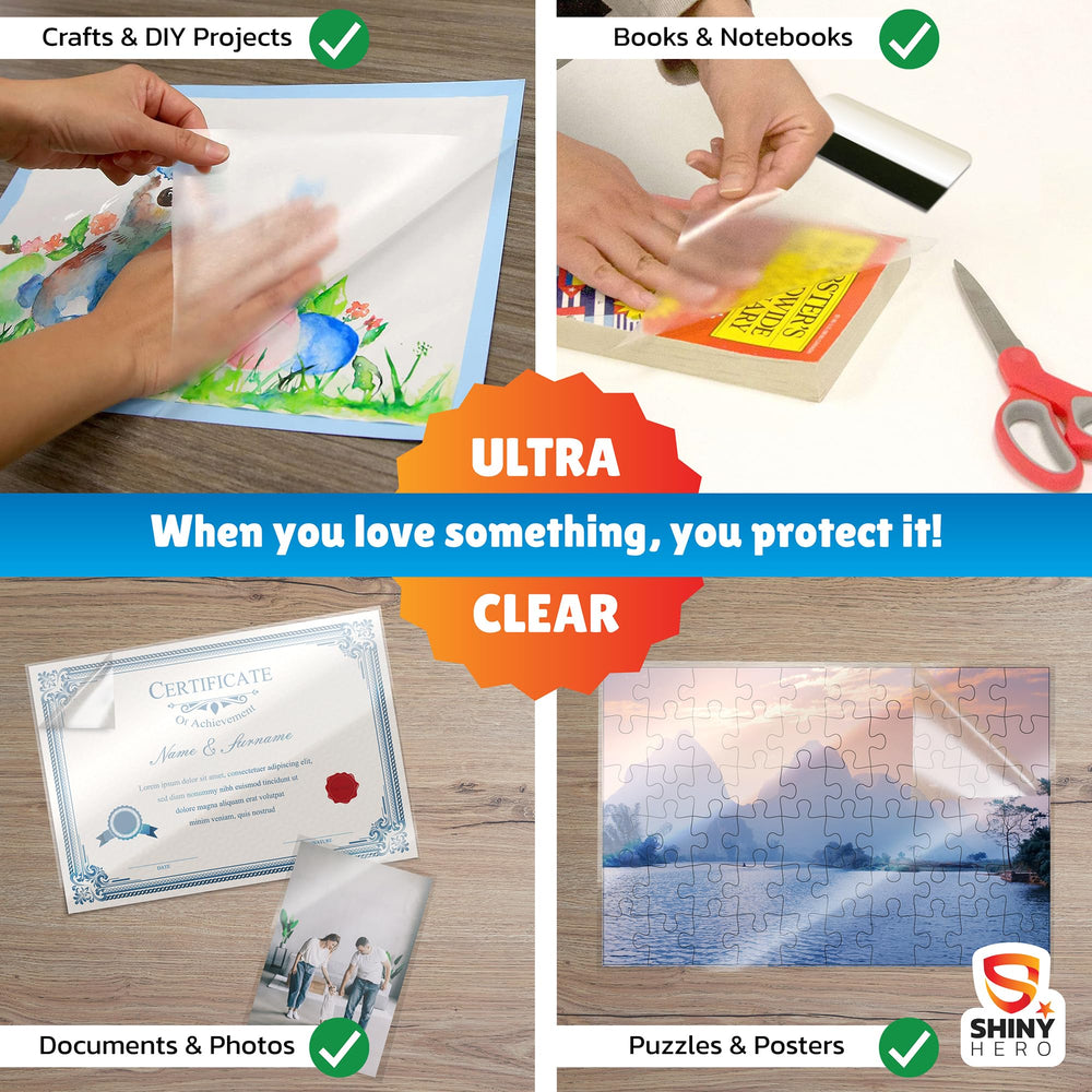 Shiny Hero multi surface protector film sticks firmly on smooth materials