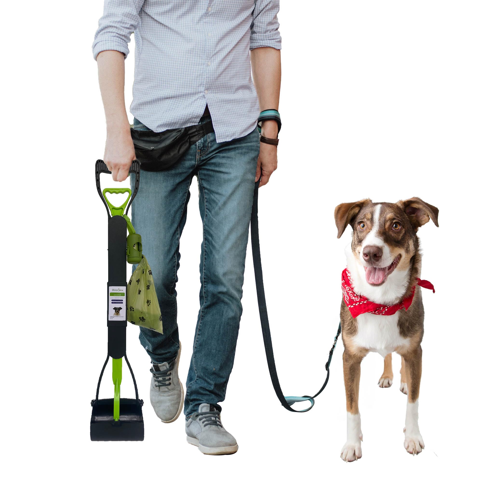 ShinyDew 32-inch handle keeps your nose away from odors during cleanup.