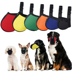 Shinylin dog muzzle 6 sizes for secure, comfortable fit.