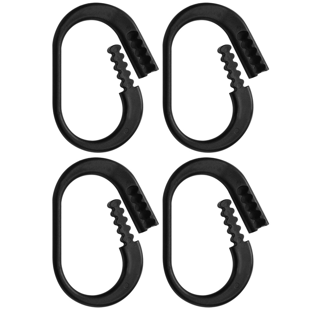Shinylin protective horse blocker tie clip shown for secure, quick-release tethering.