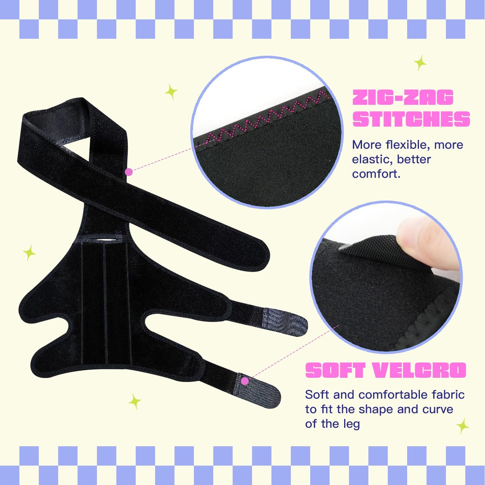 SHIUMORE dual stabilizers align with the knee to promote stable movement.