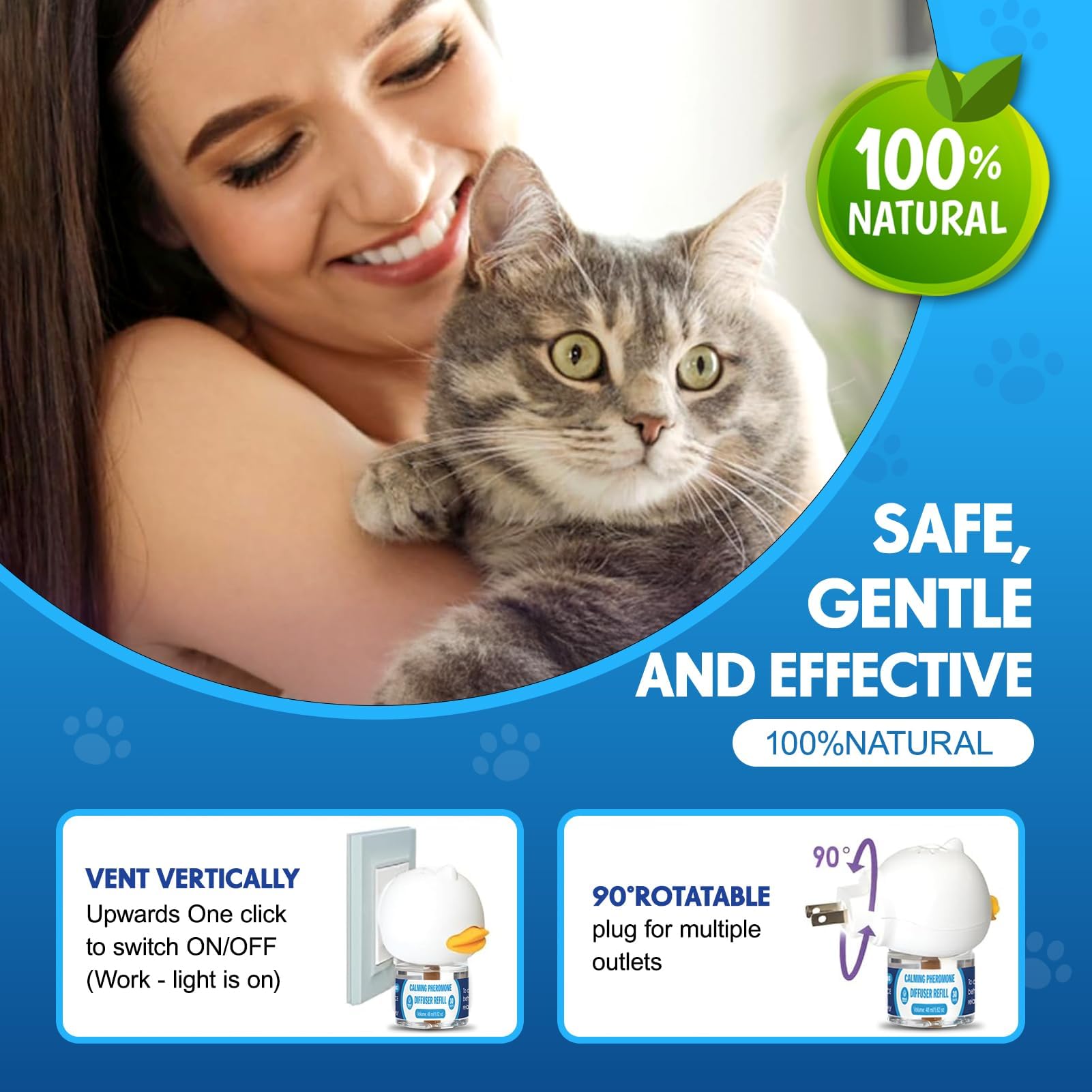 SHIUMORE setup in a safe area for best results with cat diffuser.