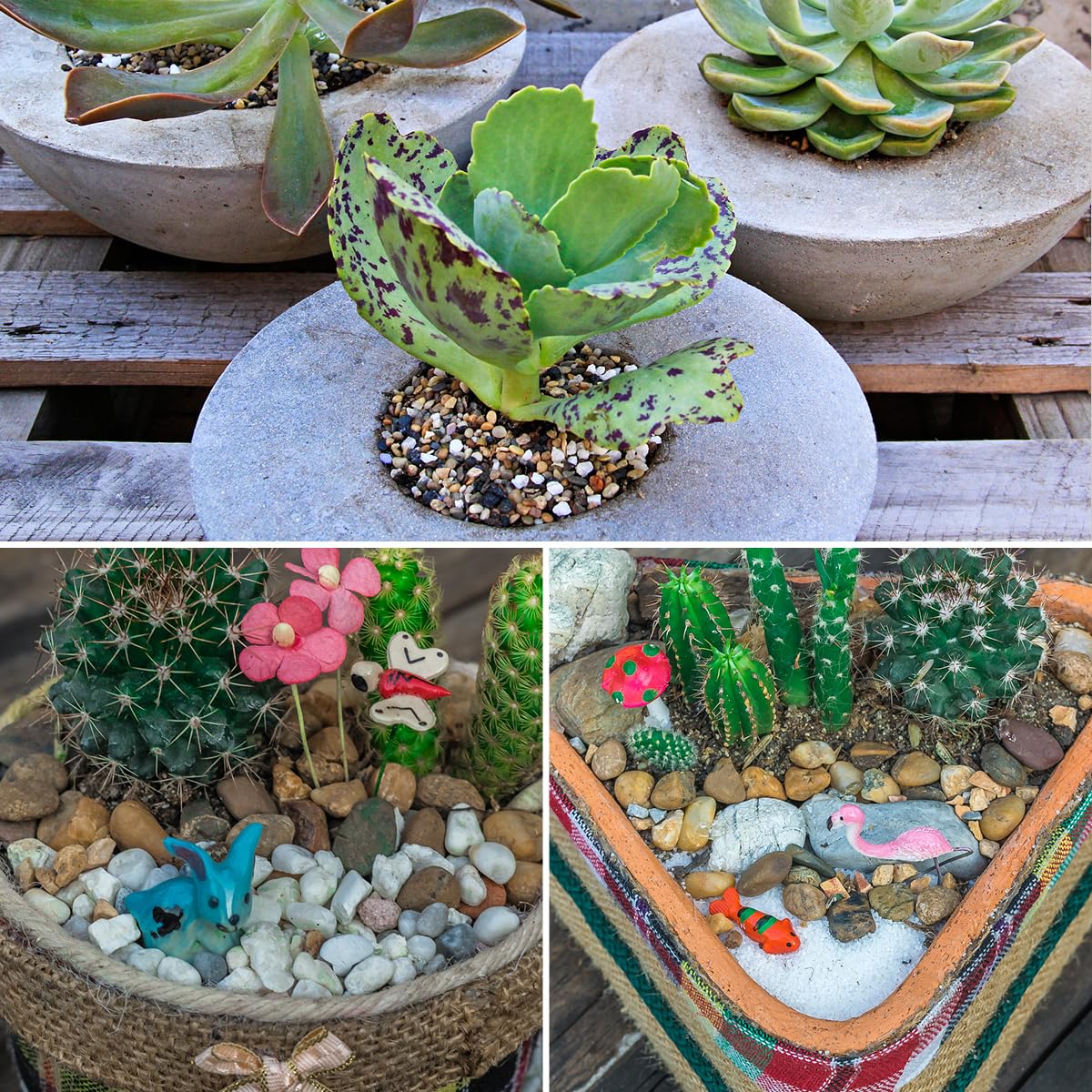 SHIZWU decorative gravel for ponds and water features.