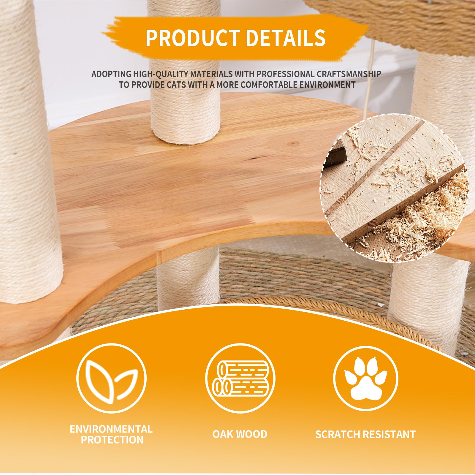 SHODMI handwoven luxury cat condo for premium lounging spaces.