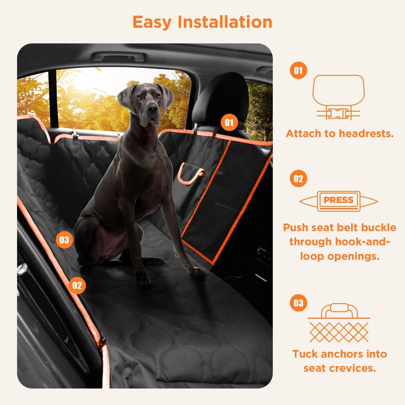 Shodu universal fit covers most cars, trucks, and SUVs.