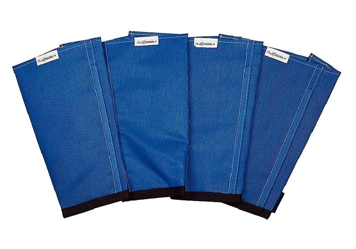 SHOOFLY Horse Leggins blue mesh side view for breathable leg protection
