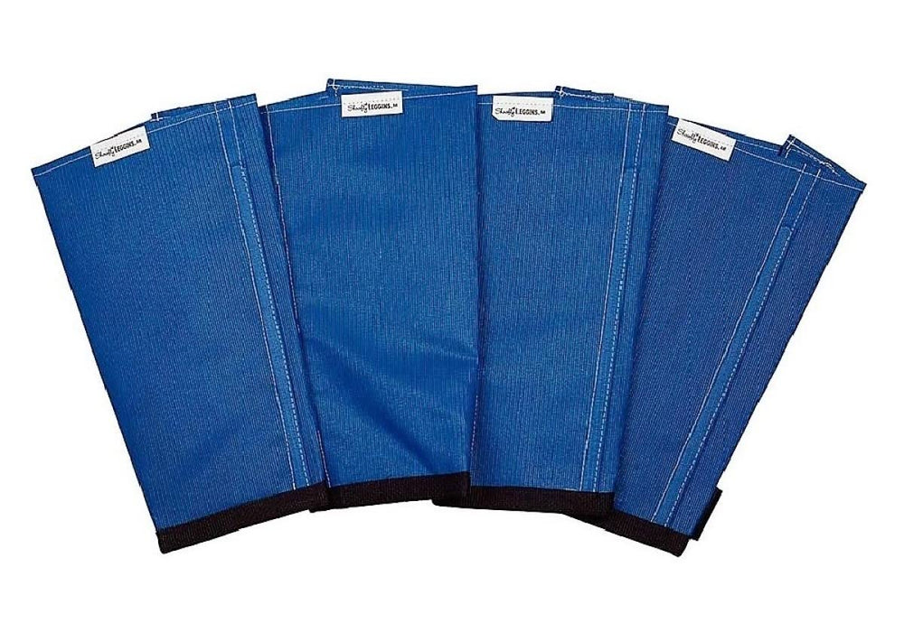 SHOOFLY Horse Leggins blue mesh side view for breathable leg protection