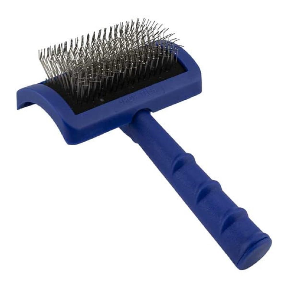 Show Tech Tuffer Than Tangles slicker brush with long pins detangles coats gently