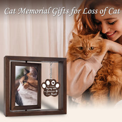 SHOW-YA cat-frame with two 4x6 slots for photo memories.