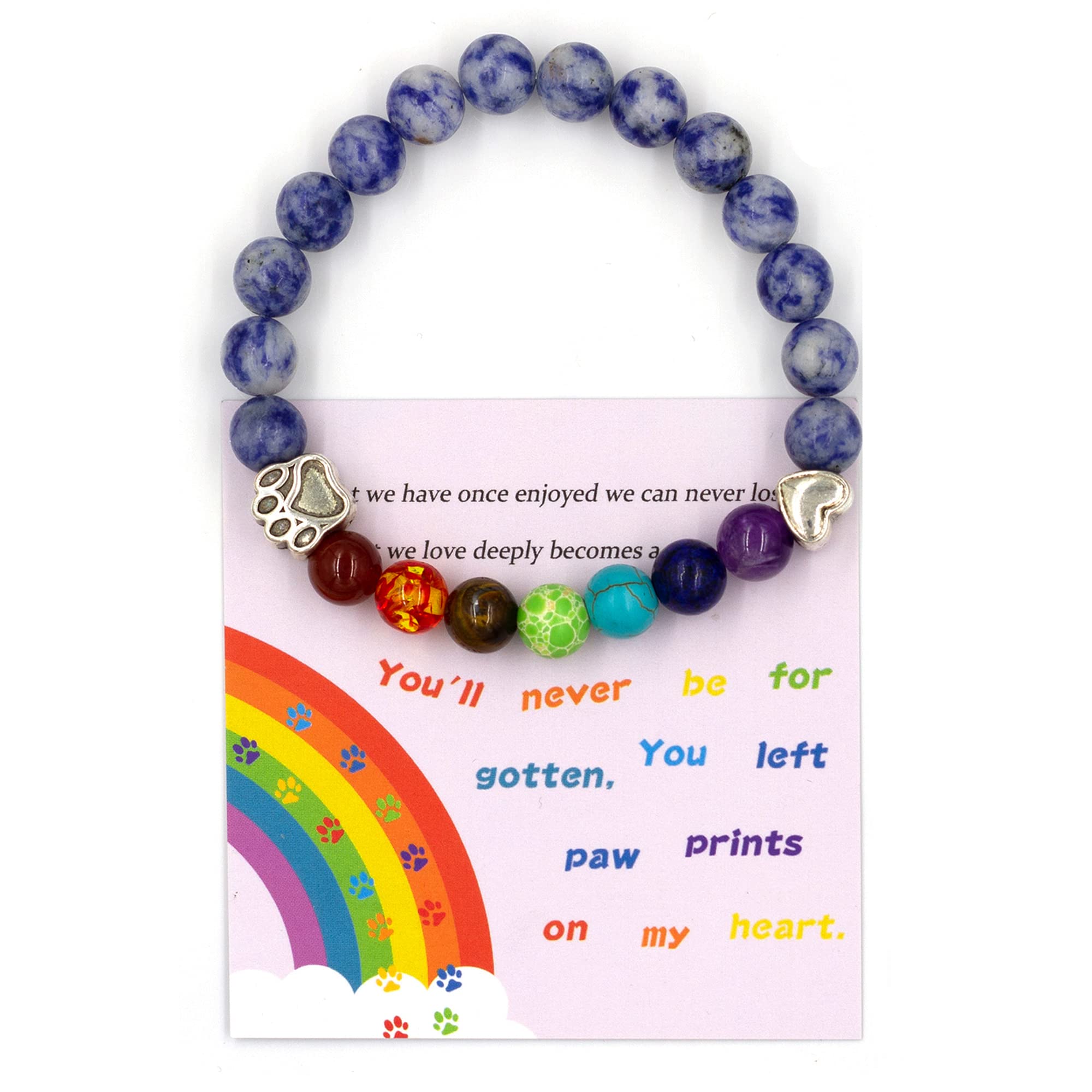 SHOW-YA rainbow beads on wind chimes representing comfort and memory