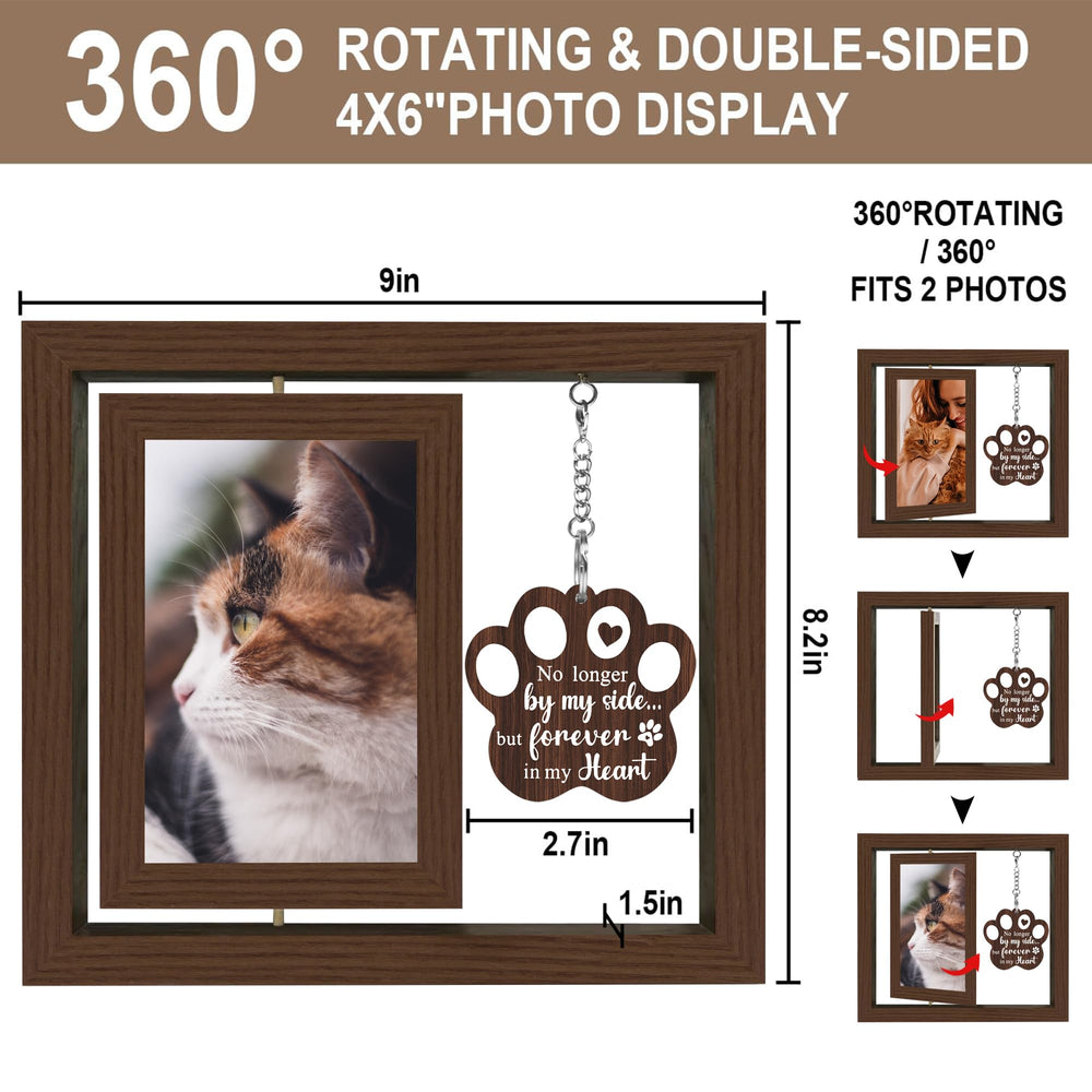 SHOW-YA pet-loss gift frame as a thoughtful sympathy keepsake.