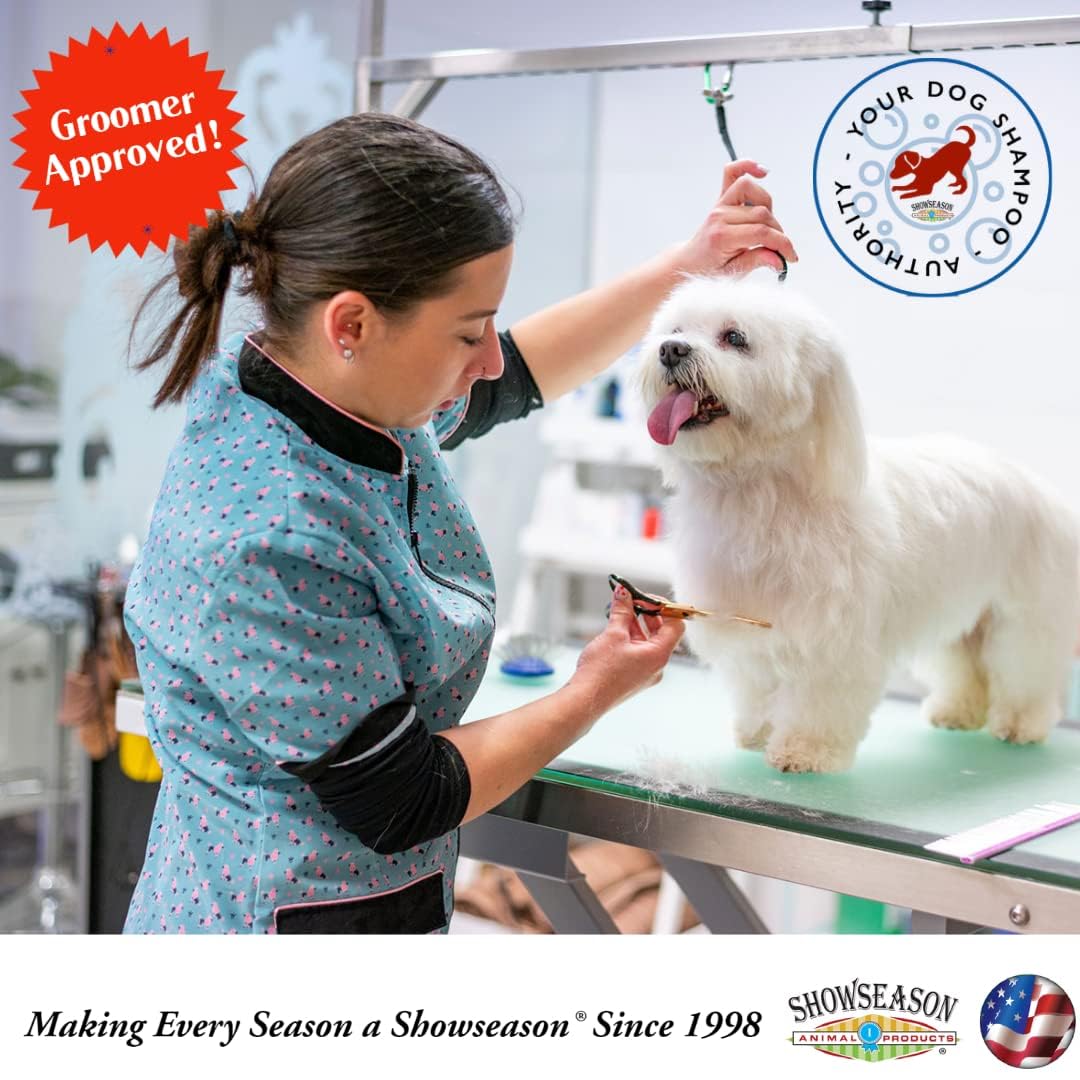 Showseason Blueberry-Coconut Pet Face Foam Cleanser recyclable packaging detail.