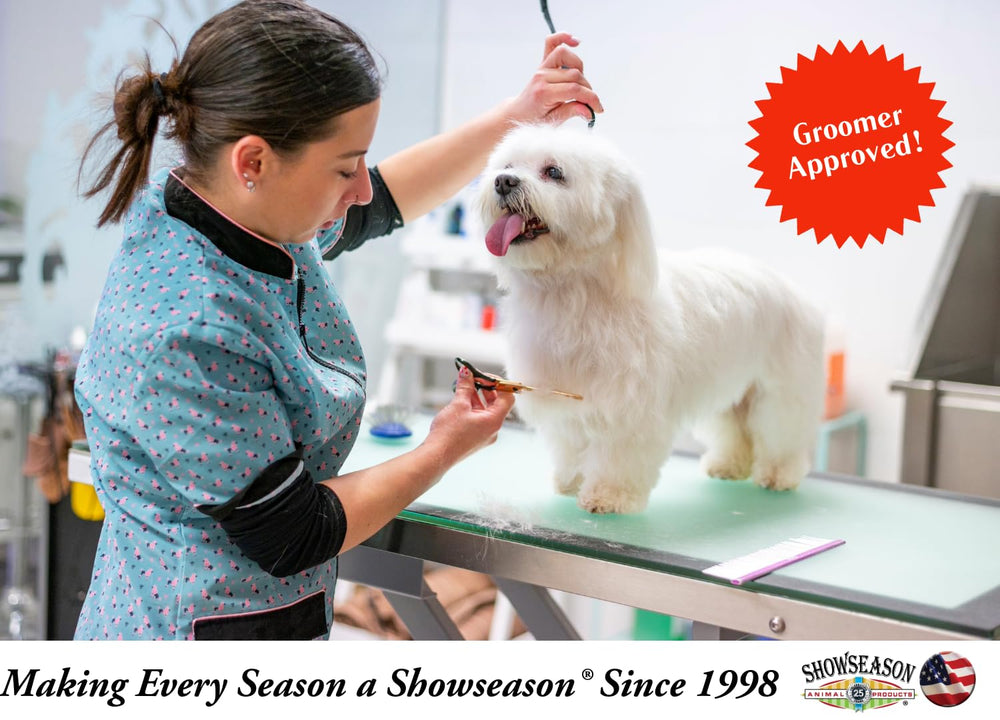 Showseason Cotton Candy Dog Cologne features dog-safe ingredients and gentle formula.