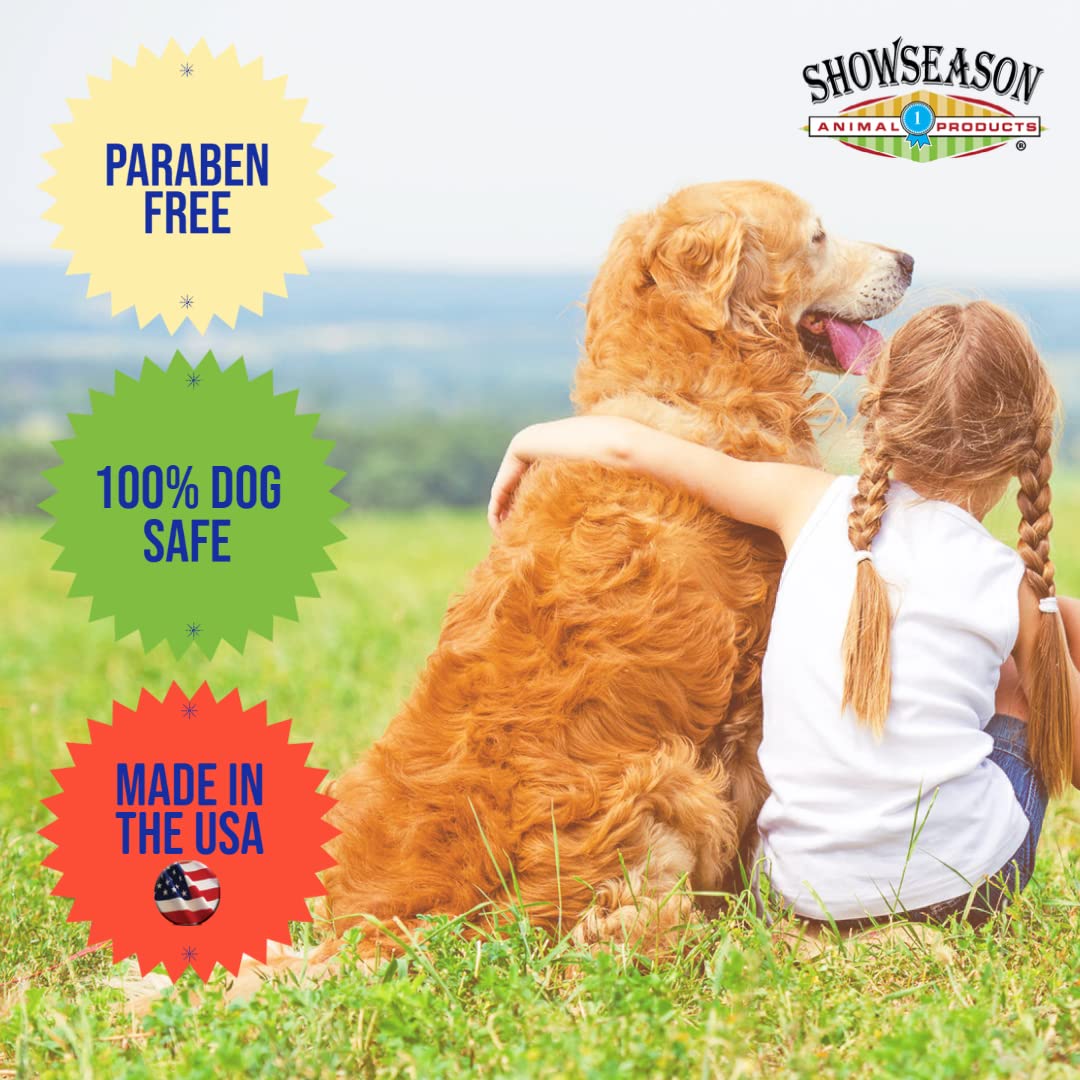 Showseason Cotton Candy Dog Cologne sprayer shown for easy, mess-free use.