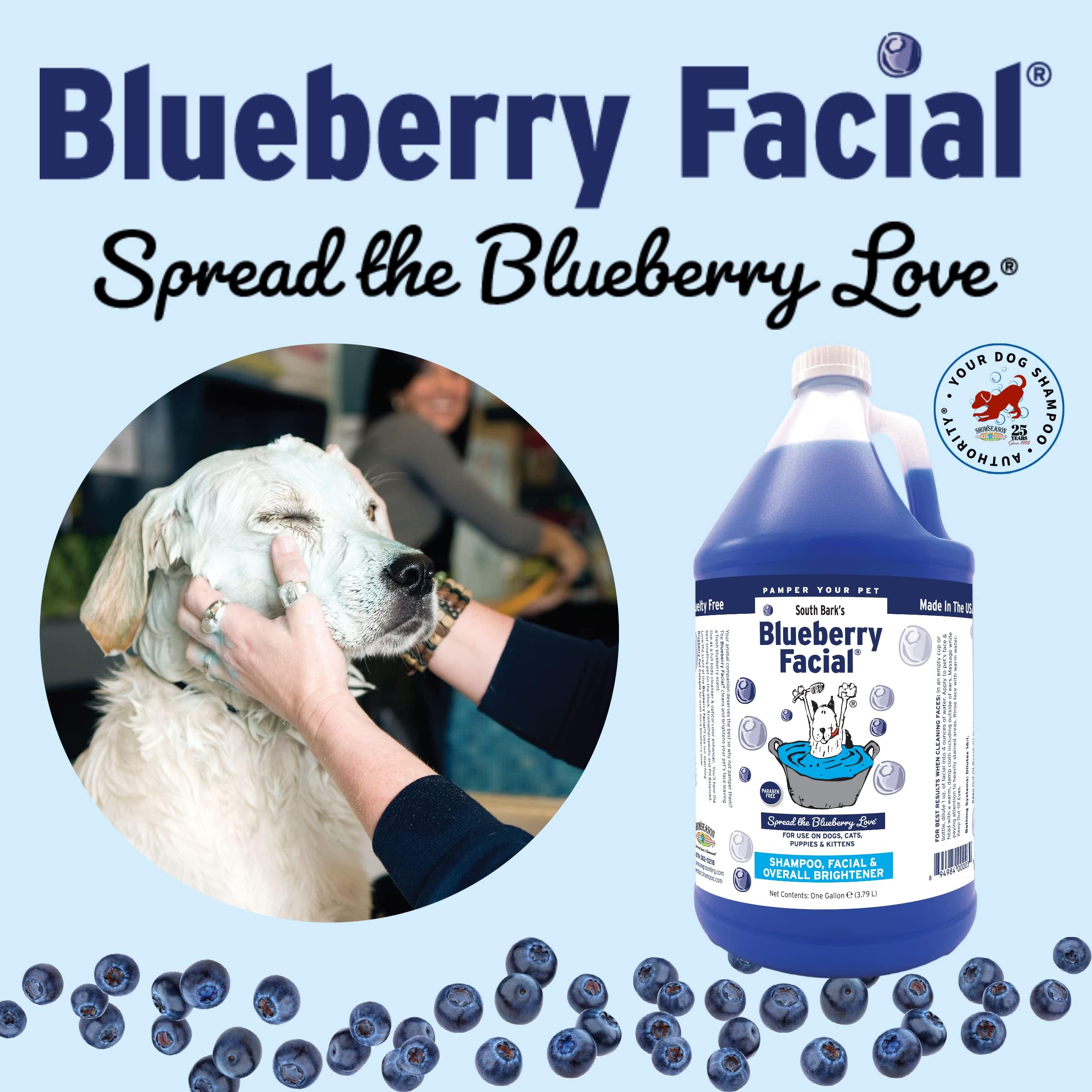 South Bark Blueberry Facial tear-stain care for eye-area cleansing