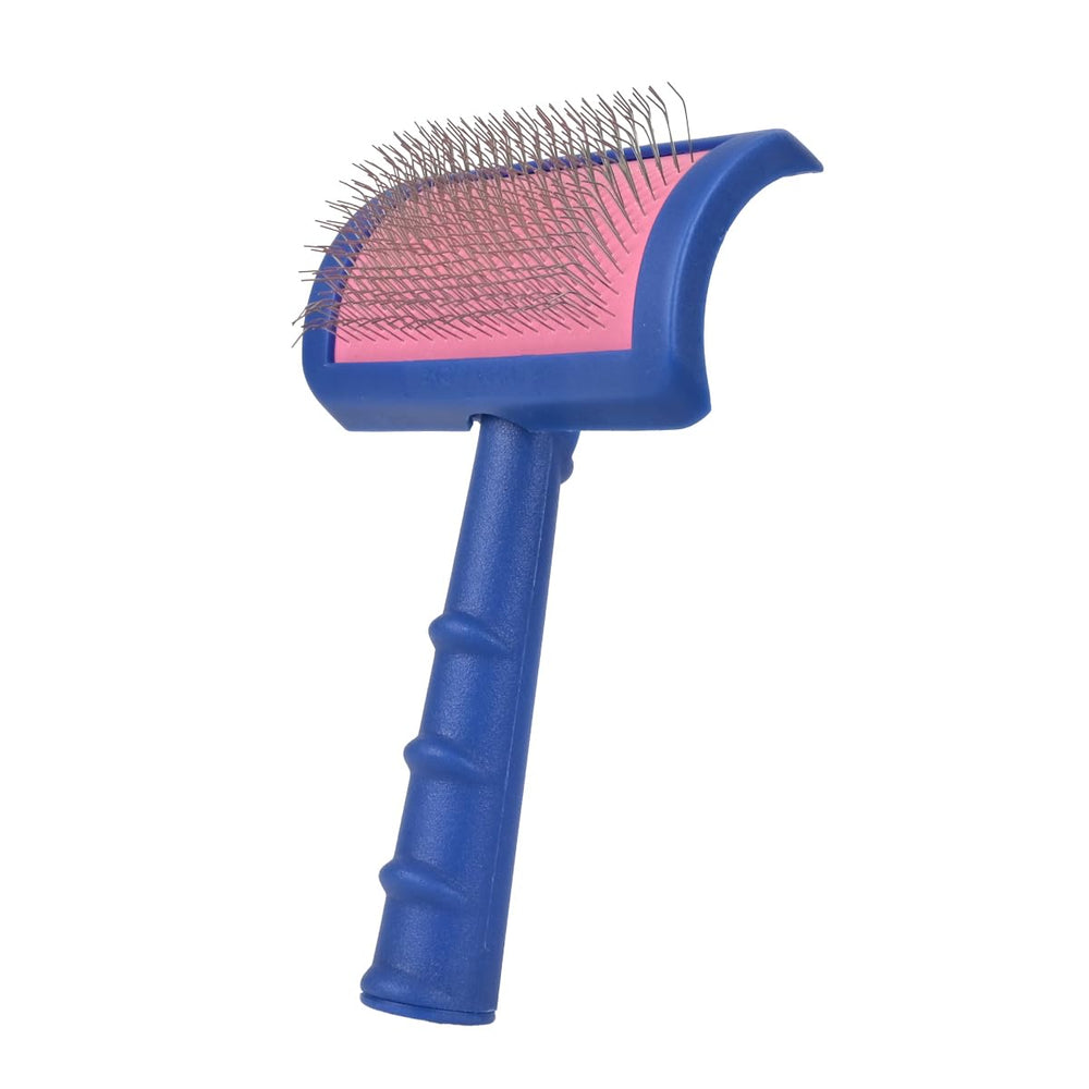 Targeted undercoat focus with angled pins on Show Tech brush