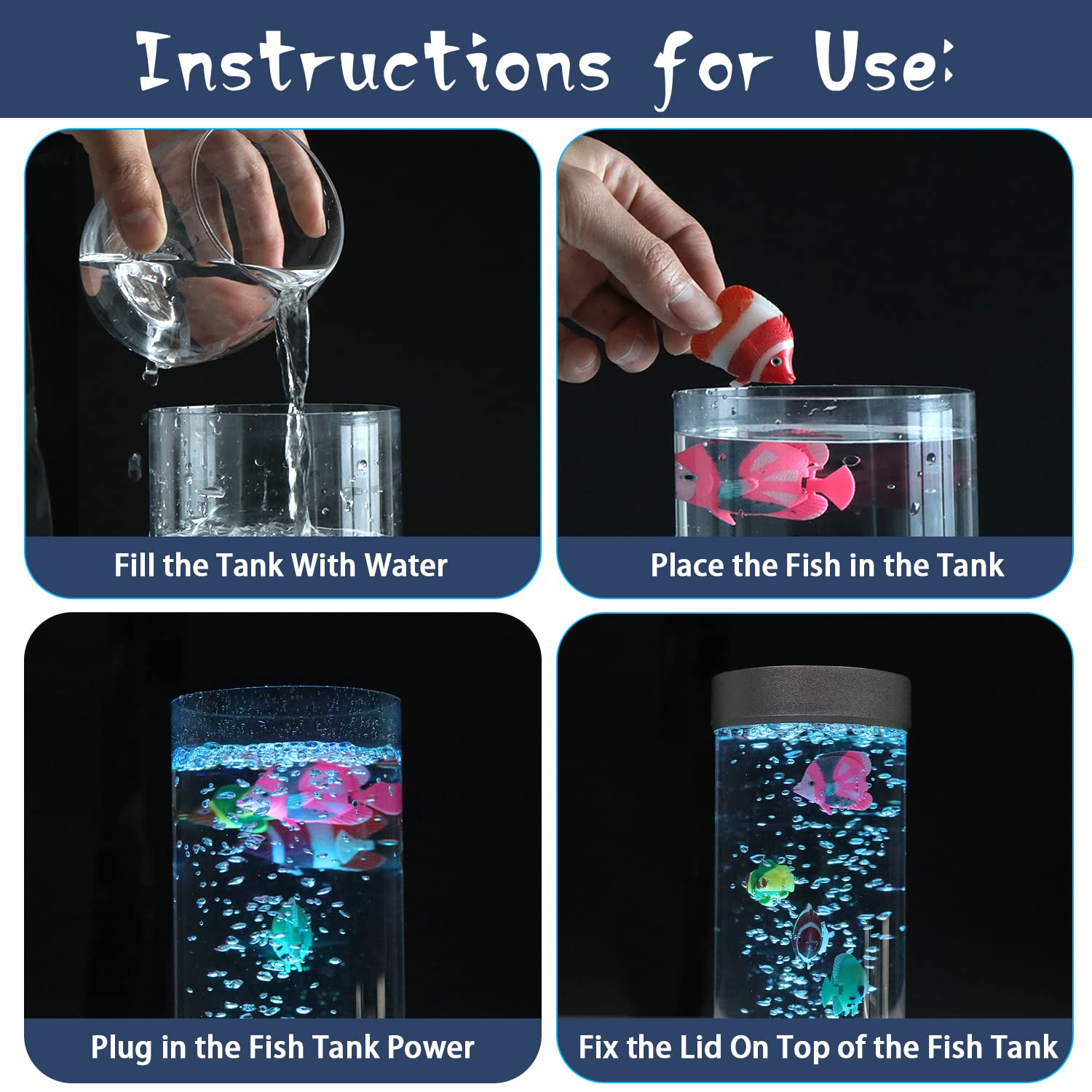 SHTALHST realistic aquarium effect without maintenance.