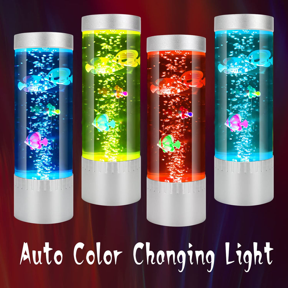 SHTALHST sensory bubble tube showing color-changing light for mood.