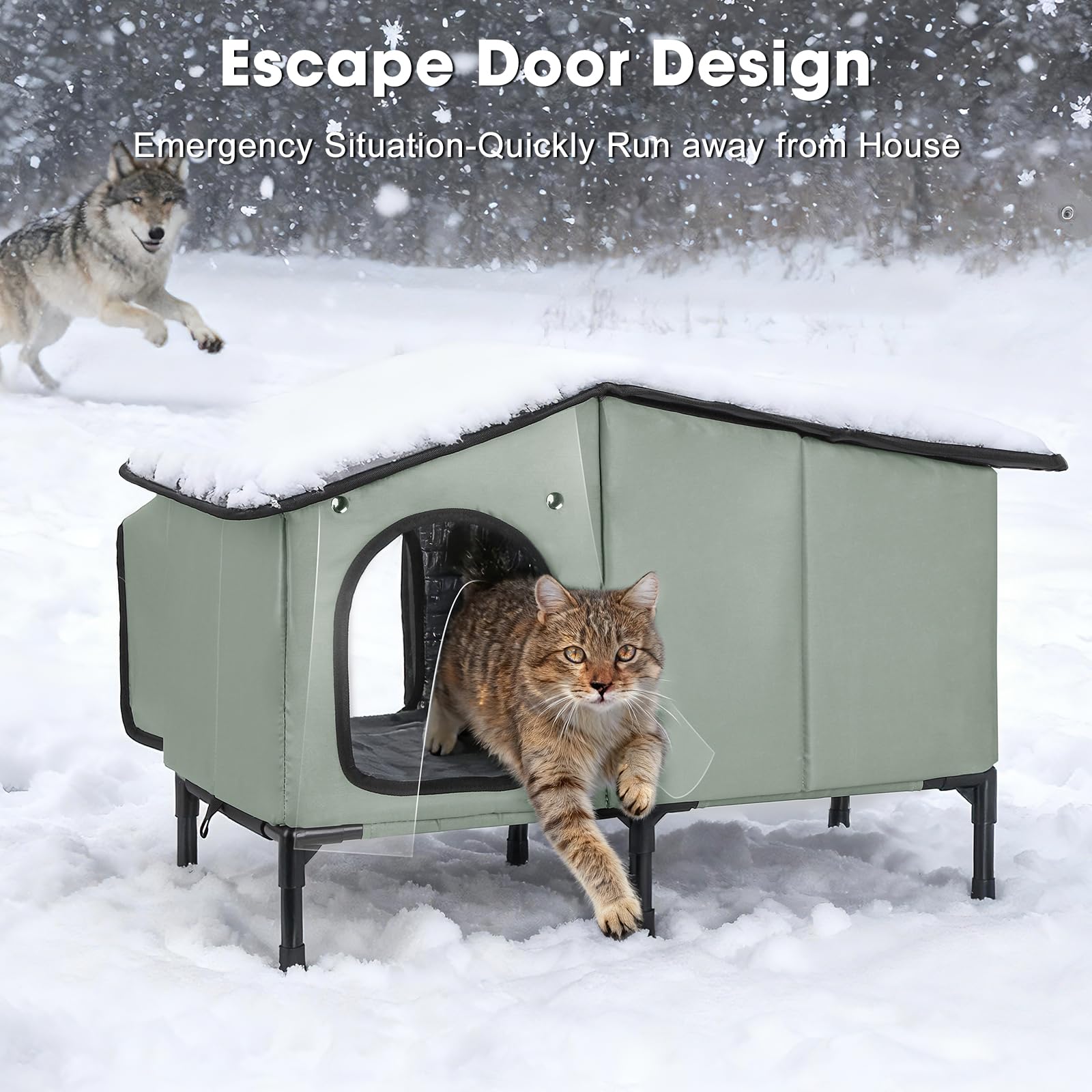 SHU UFANRO spacious interior suitable for large cats or multiples
