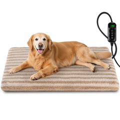 SHU UFANRO heating pad cover provides soft warmth for pets.
