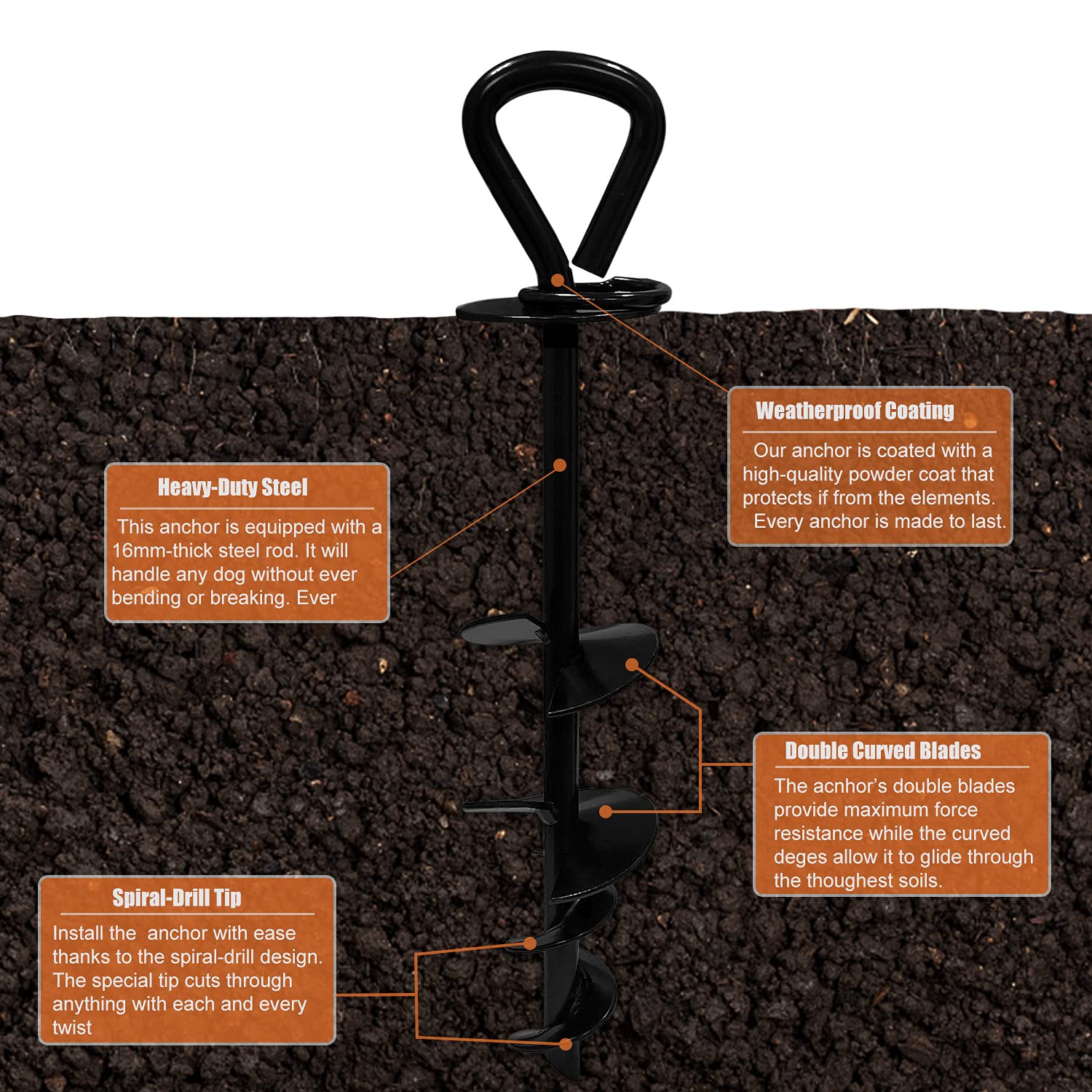 SHUNAI heavy-duty steel cable resists chewing for lasting outdoor use.