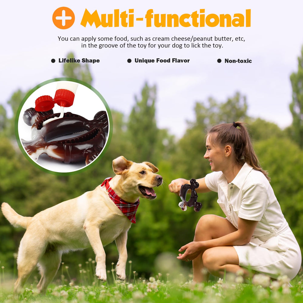 SHWLNY indestructible nylon dog bone ideal for aggressive chewers