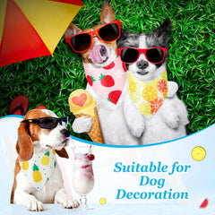 Shyyween fruit dog bandanas fruits design collection with playful prints