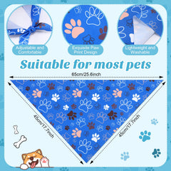 Shyyween adjustable-fit bandana stays comfy for dogs during parties and adventures.