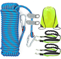 SIAELT dog tie-out cable 50ft ready for secure outdoor roaming