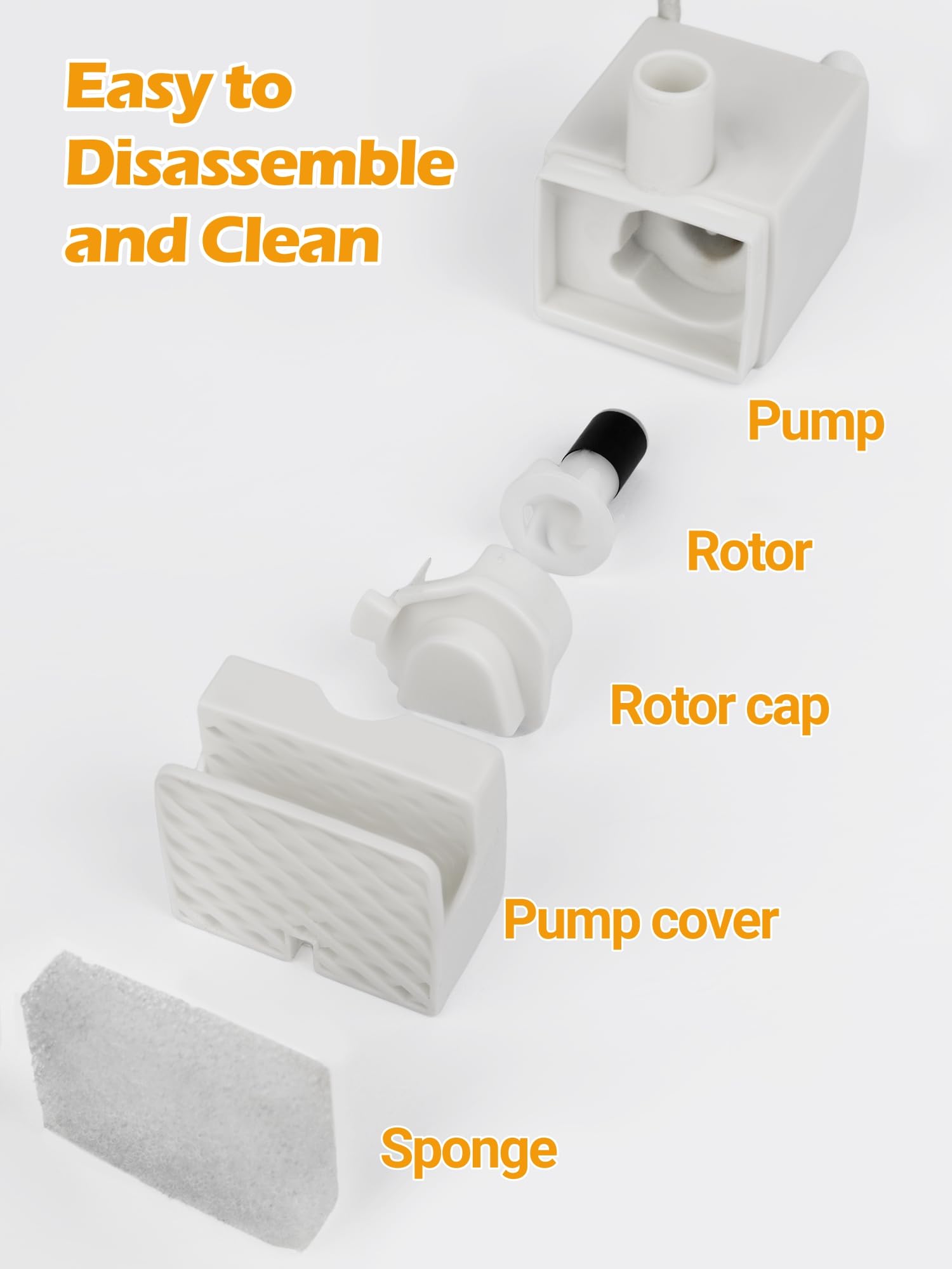 SIBAYS 15L dog water fountain pump LED light visible for status checks.