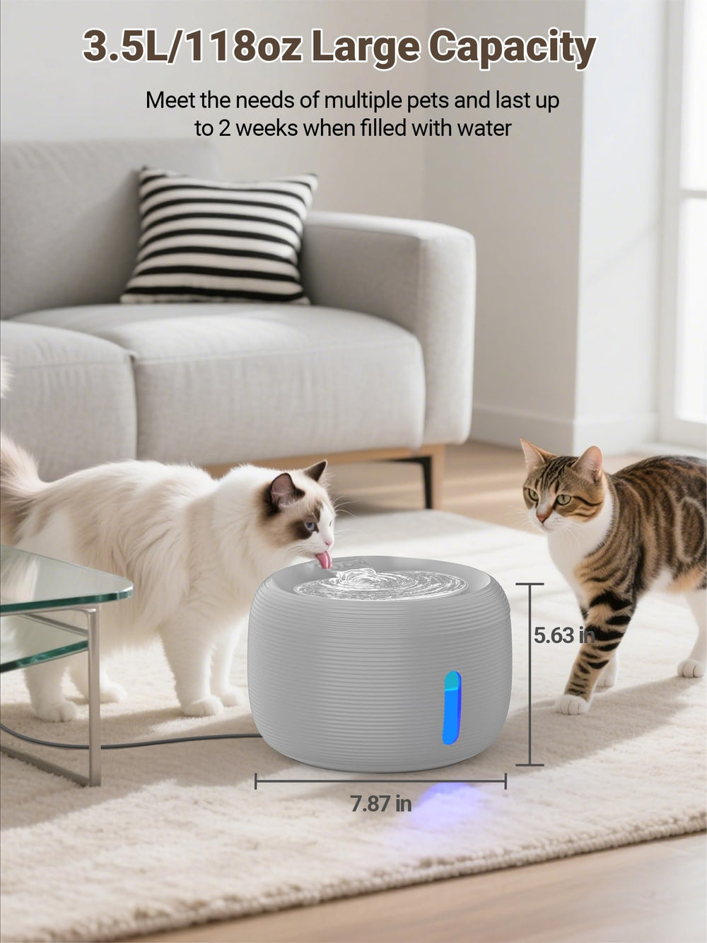 SIBAYS 5-layer filtration system removes hair and residues for clean water.