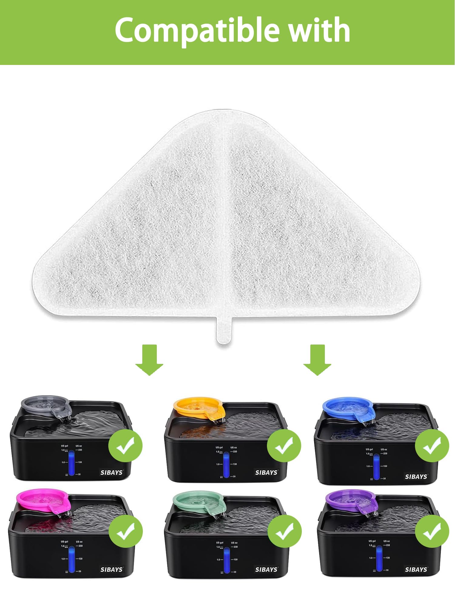 SIBAYS activated carbon cross-section showing food-grade materials