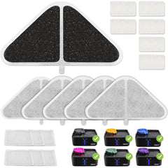 SIBAYS cat fountain filters pack with activated carbon for clean water