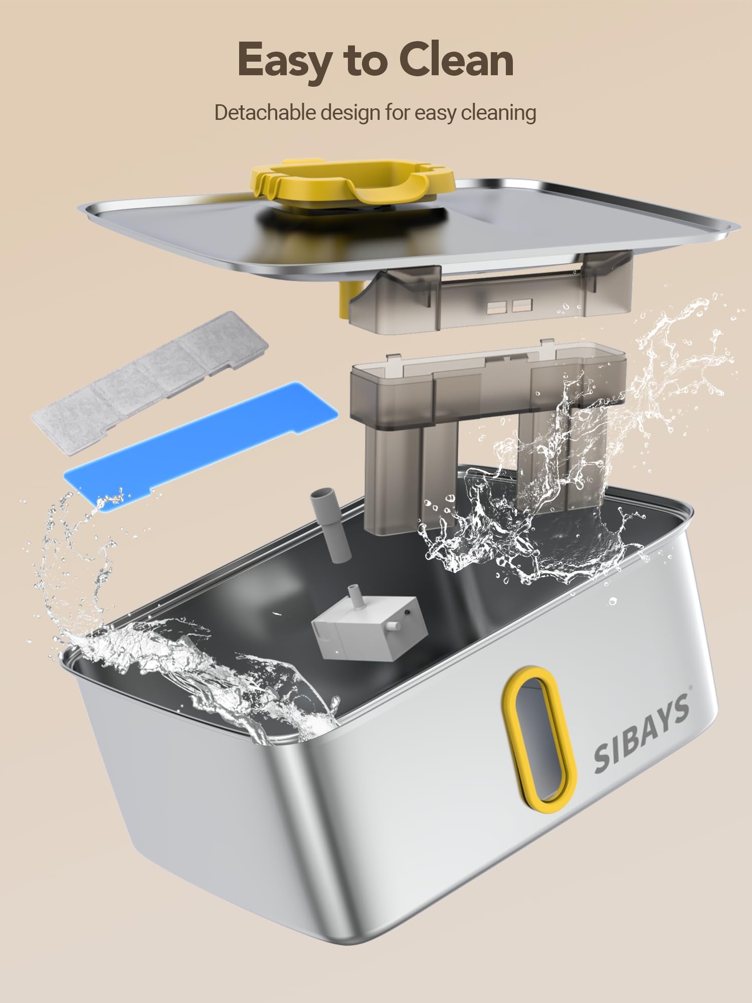 SIBAYS pet-friendly design supports daily hydration.