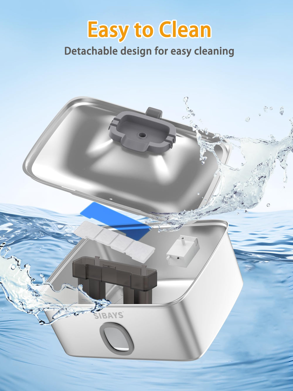 SIBAYS replacement filters and parts keep fountain running smoothly