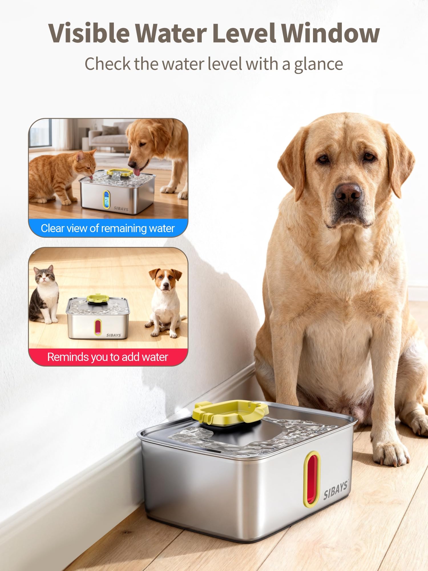 SIBAYS ultra-quiet operation keeps living spaces peaceful.