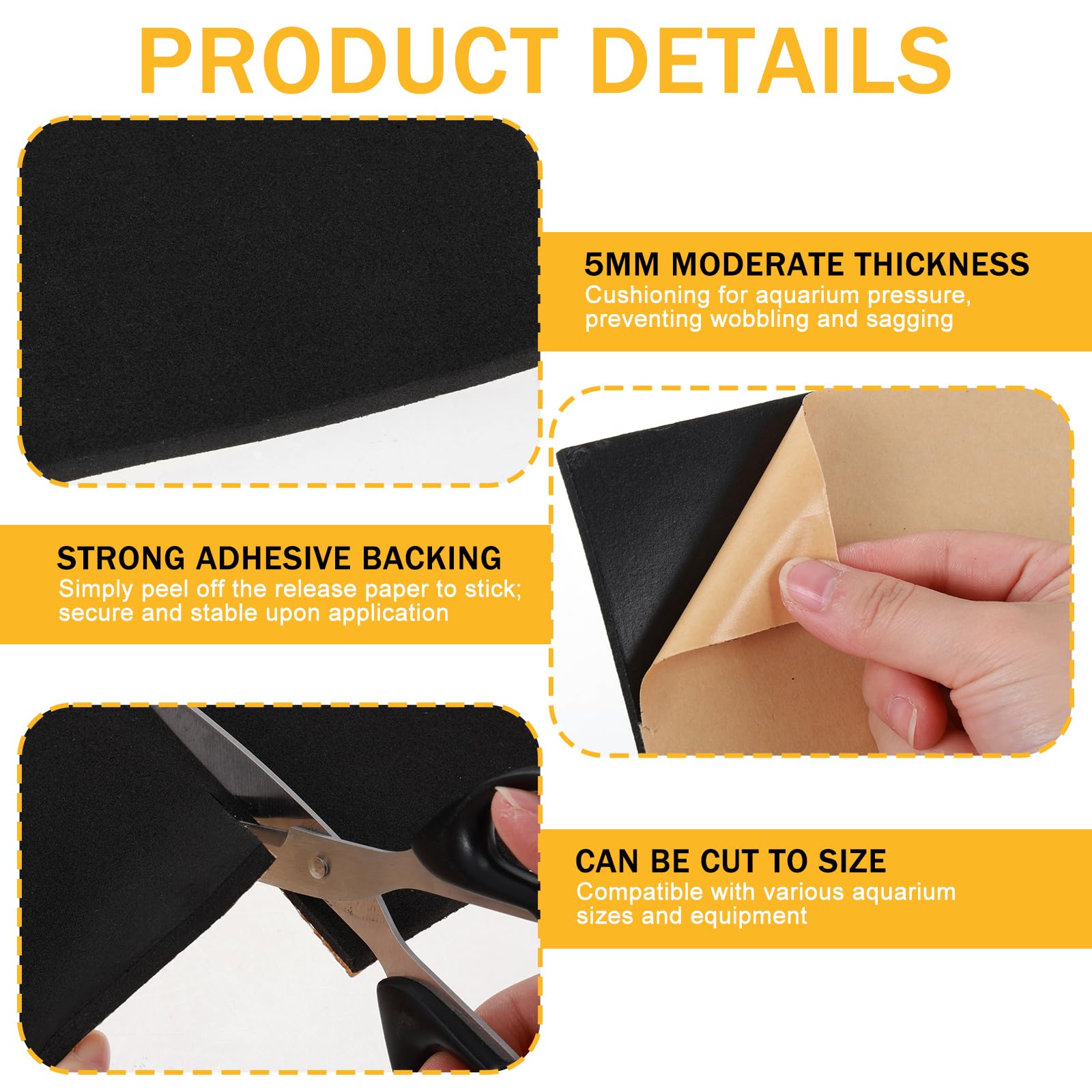 Sibosen neoprene shock absorption mat reduces weight vibrations.