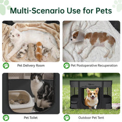 Siedihit dog playpen offers versatile use for travel and camping.