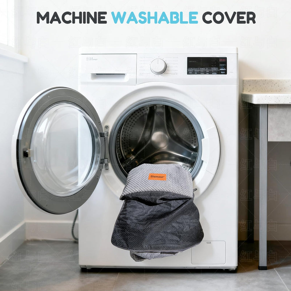 SIEMOUR removable cover grey stairs for easy machine washing