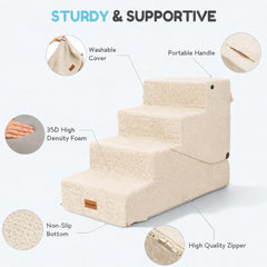 SIEMOUR stairs beige closeup foam highlights soft underfoot support