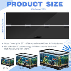 Sieral LED light with suction cups for adjustable aquarium illumination