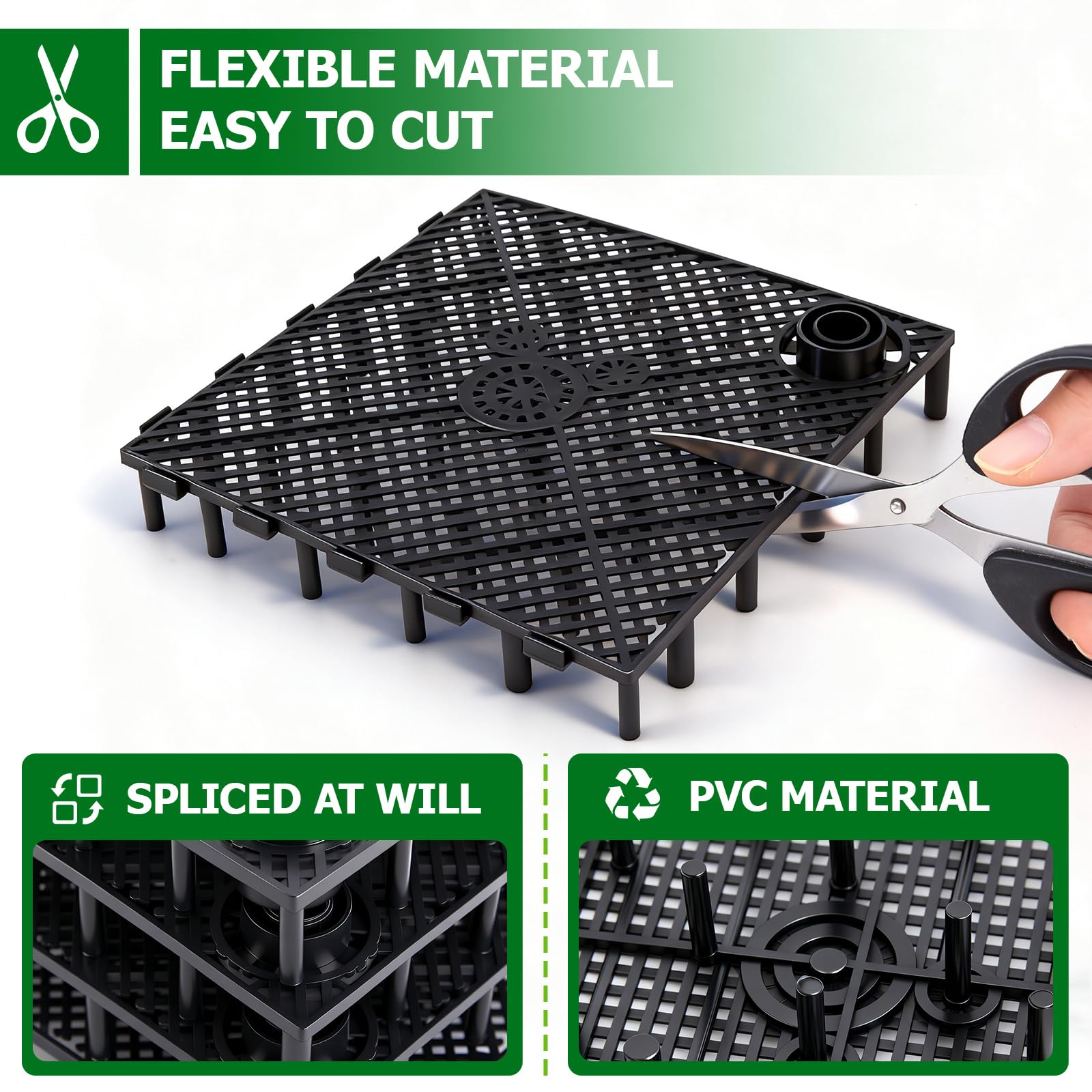 Sieral straight air tubes ensure stable aeration across depths