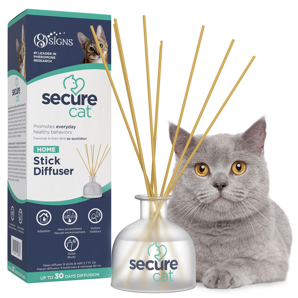 SIGNS SecureCat bottle pour for simple diffuser setup and ongoing calm.