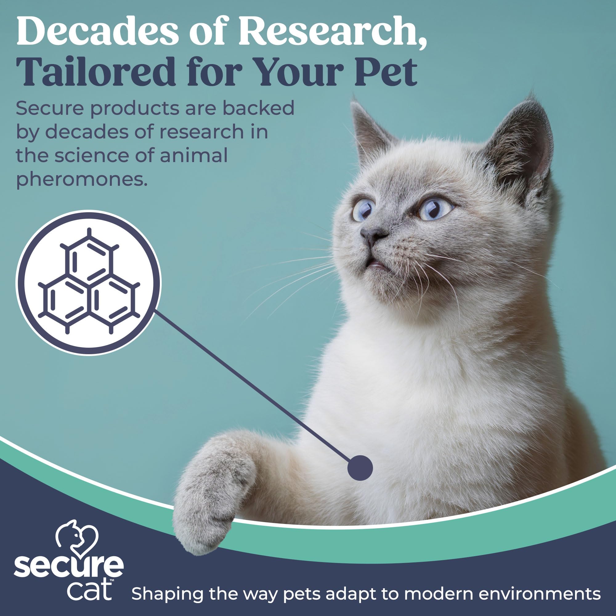 SIGNS SecureCat eco-friendly pheromone diffuser for ongoing comfort.