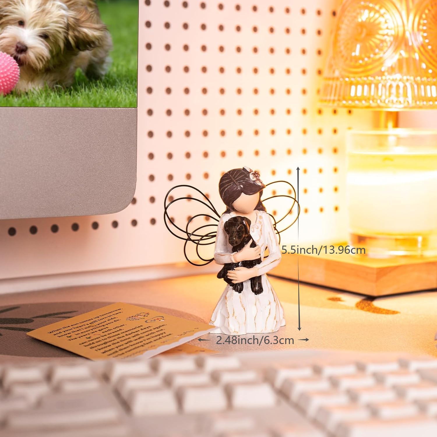 SIGUEJOR dog memorial gift in resin, a lasting tribute for pet loss