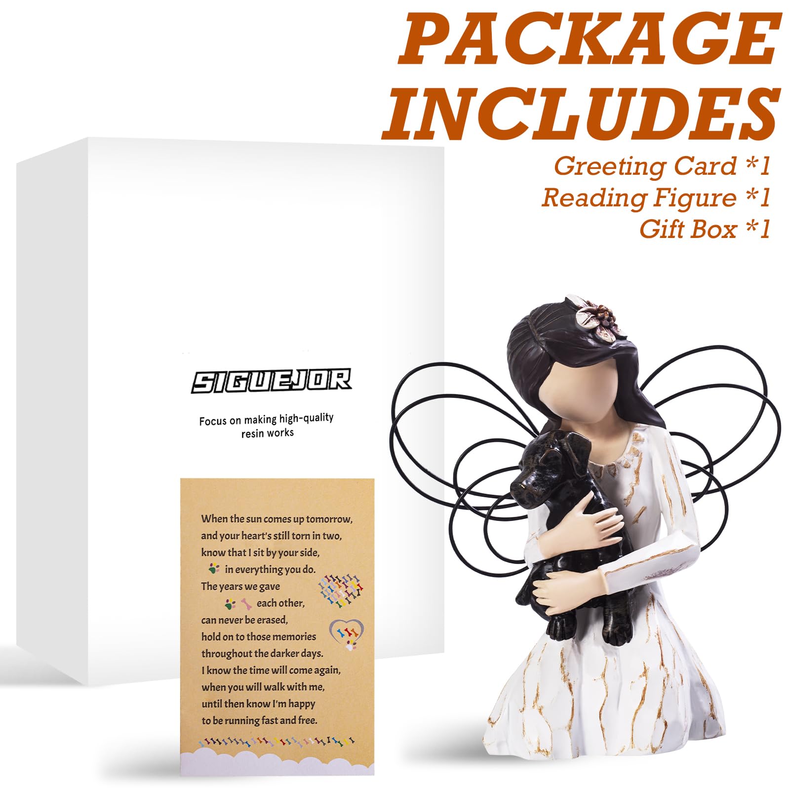 SIGUEJOR gift-ready dog remembrance, presented in a fitted box for thoughtful gifting