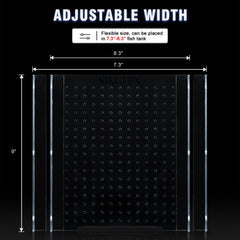 SIKGFPN divider’s tiny gap keeps fish contained while promoting gentle water flow.