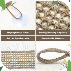 Silkfly reptile hammock seagrass weave soft yet sturdy climbing perch